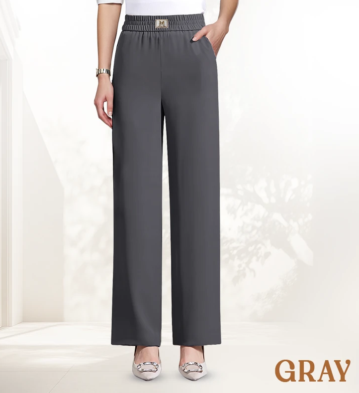 👖 LIMITED-TIME 46% OFF! ✨ High Rise Pull-On Stretch Pants – Soft, Elastic Waist, Everyday Elegance 🌟