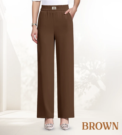 👖 LIMITED-TIME 46% OFF! ✨ High Rise Pull-On Stretch Pants – Soft, Elastic Waist, Everyday Elegance 🌟