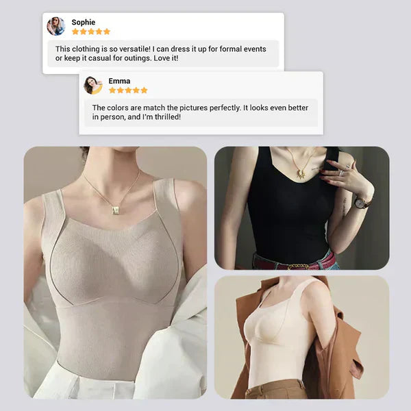 🥰Women's Thermal Tank Tops With Built-in Bra