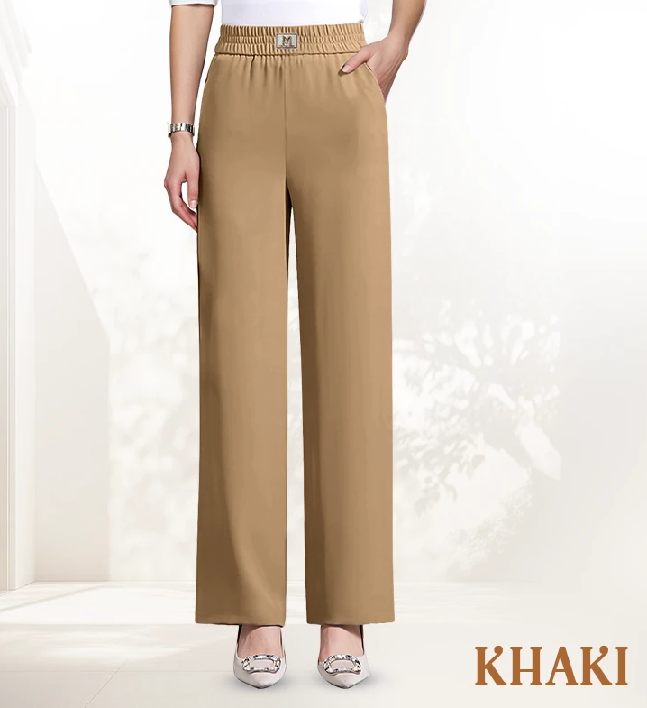 👖 LIMITED-TIME 46% OFF! ✨ High Rise Pull-On Stretch Pants – Soft, Elastic Waist, Everyday Elegance 🌟