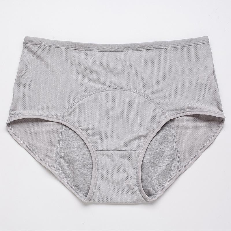 High-Waist Cotton Leak-Proof Panties – All-Day Dry & Odor-Free
