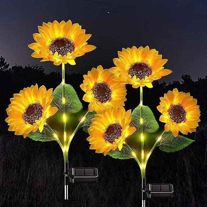 💐50% OFF ! Sunflower Solar Lights – Glowing Garden Decor 🌻🌙【Limited Offer】