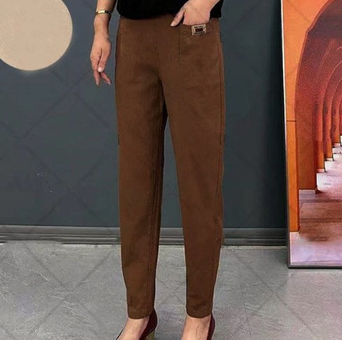 🎁Limited time 50% OFF⏳Good Gift🎉Women's Elastic Waist Cotton Trousers