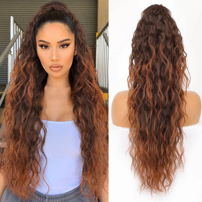 🔥Last Day Sale 50% OFF⏰💥Curly Wavy Frizzy Hair Extension with Ponytail🎁