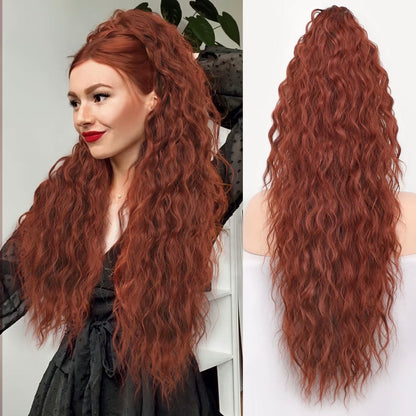 🔥Last Day Sale 50% OFF⏰💥Curly Wavy Frizzy Hair Extension with Ponytail🎁