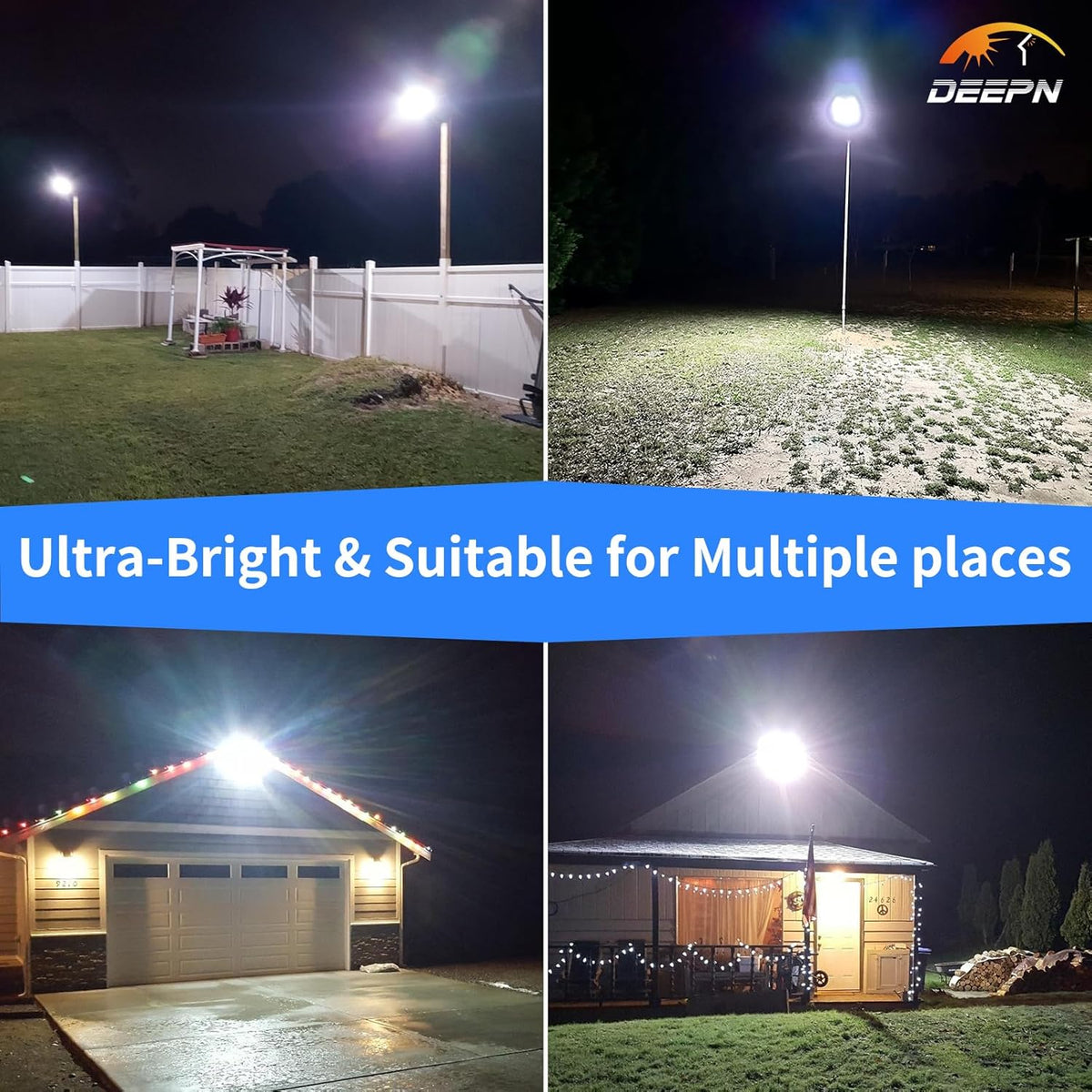 Solar LED Street Light – Ultra Bright Outdoor Security Light