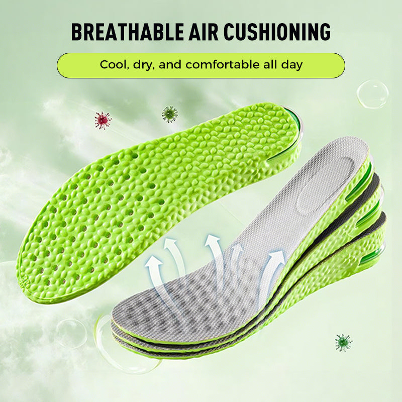 📢📢43% OFF!! ⏰ Comfortable cushioned insoles that increase height: walk effortlessly and in style!👟