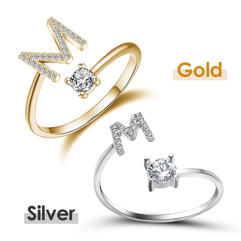 💍 50% OFF NOW! ❤️ Love Initial Ring – Personalized, adjustable & perfect as a meaningful gift for yourself or a loved one ✨