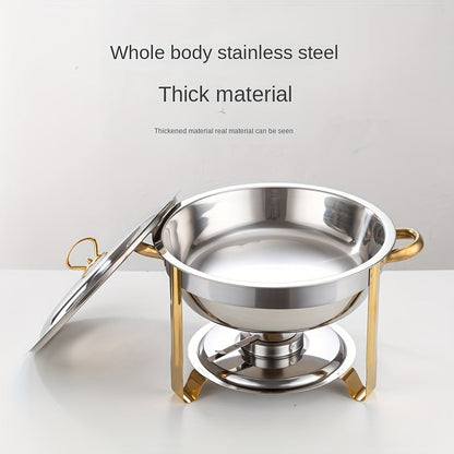 🔥 69% OFF NOW! 🎄 Stainless Steel Chafing Dish Buffet Set - Even Heat & Durable, Perfect for Holiday Gatherings and Parties ✨