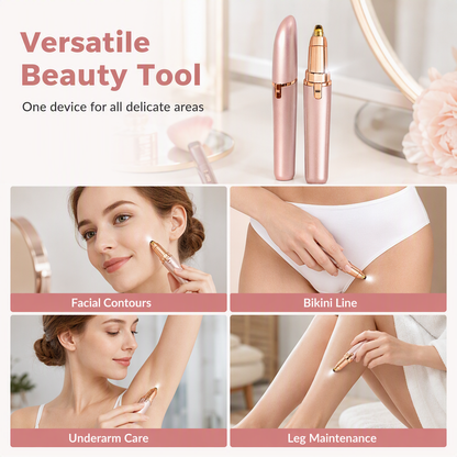 Precision Brow Trimmer Pen – LED Light Electric Eyebrow Shaper For Effortless Grooming