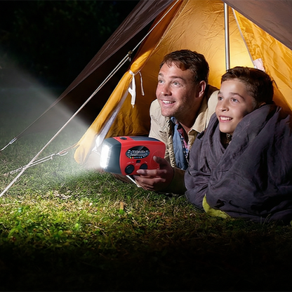 ⚡ Multifunctional Solar Emergency Radio – Self-charging, Alert-ready, Compact ✨
