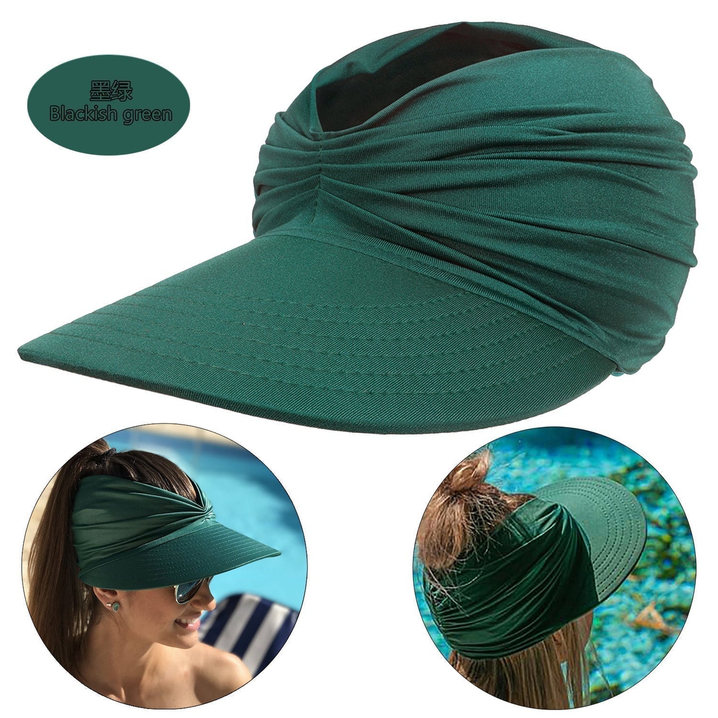 👒 50% OFF NOW! ☀️ Summer Solid Color Sun Hat – Soft Fabric, Wide Brim & Elastic Fit for Beach, Garden & Sunny Days 🏖️