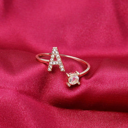 💍 50% OFF NOW! ❤️ Love Initial Ring – Personalized, adjustable & perfect as a meaningful gift for yourself or a loved one ✨