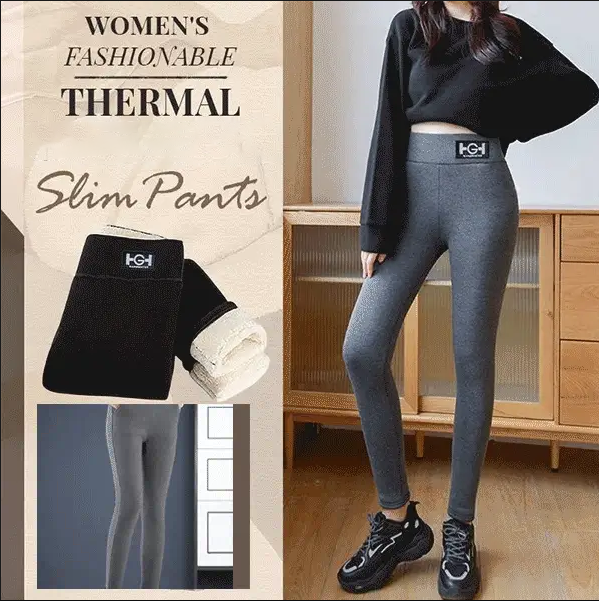 👖 50% OFF NOW! 🔥 Thermal Slim Fit Pants – Flattering Silhouette, Ultra Soft & All-Day Warm ✨