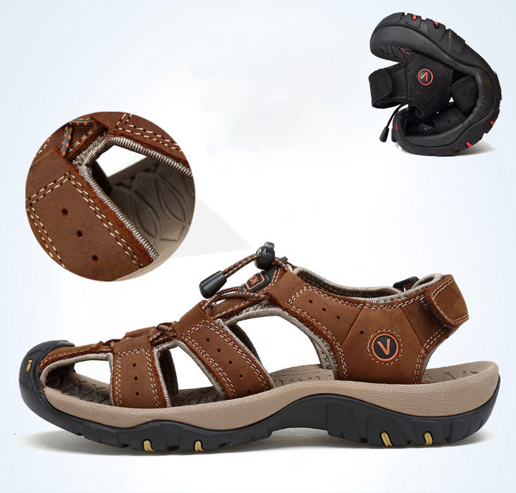 📢📢40% OFF !! ⏰Comfortable leather outdoor beach shoes