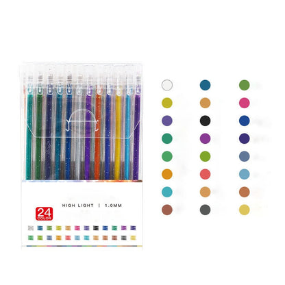 ✨ 50% OFF NOW! 🎁 Glitter Gel Pen Set – Smooth Writing, 10 Colors & Quick-Dry Ink 🎨