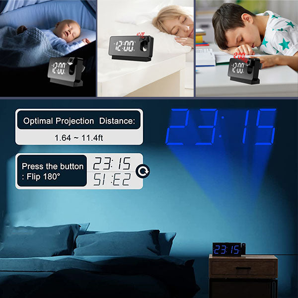 ⏳Limited-time 45% off⏰Smart Digital Projection Clock🕰️