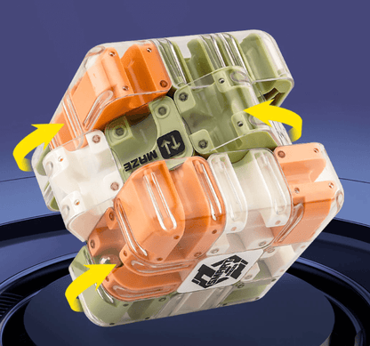 🧩 50% OFF NOW! ✨ Large Labyrinth 3D Puzzle Maze Cube - 120 Challenging Routes with Smooth Rotation for Cognitive Development & Fun 🧠🔛