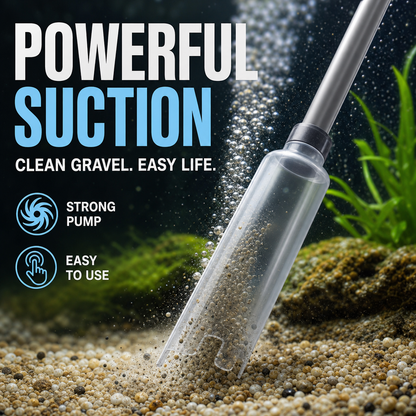 ⏰ Electric Aquarium Gravel Cleaner