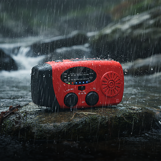 ⚡ Multifunctional Solar Emergency Radio – Self-charging, Alert-ready, Compact ✨