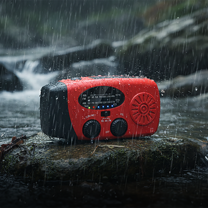 ⚡ Multifunctional Solar Emergency Radio – Self-charging, Alert-ready, Compact ✨