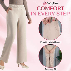 👖 LIMITED-TIME 46% OFF! ✨ High Rise Pull-On Stretch Pants – Soft, Elastic Waist, Everyday Elegance 🌟