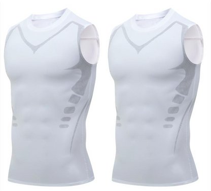 🔥 50% OFF NOW! 💪 Ionic Shaping Vest – Compression & Cooling – Body Contouring & Sleeveless – Invisible Under Clothes 🕶️