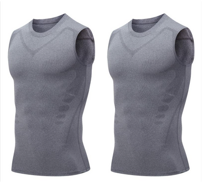 🔥 50% OFF NOW! 💪 Ionic Shaping Vest – Compression & Cooling – Body Contouring & Sleeveless – Invisible Under Clothes 🕶️