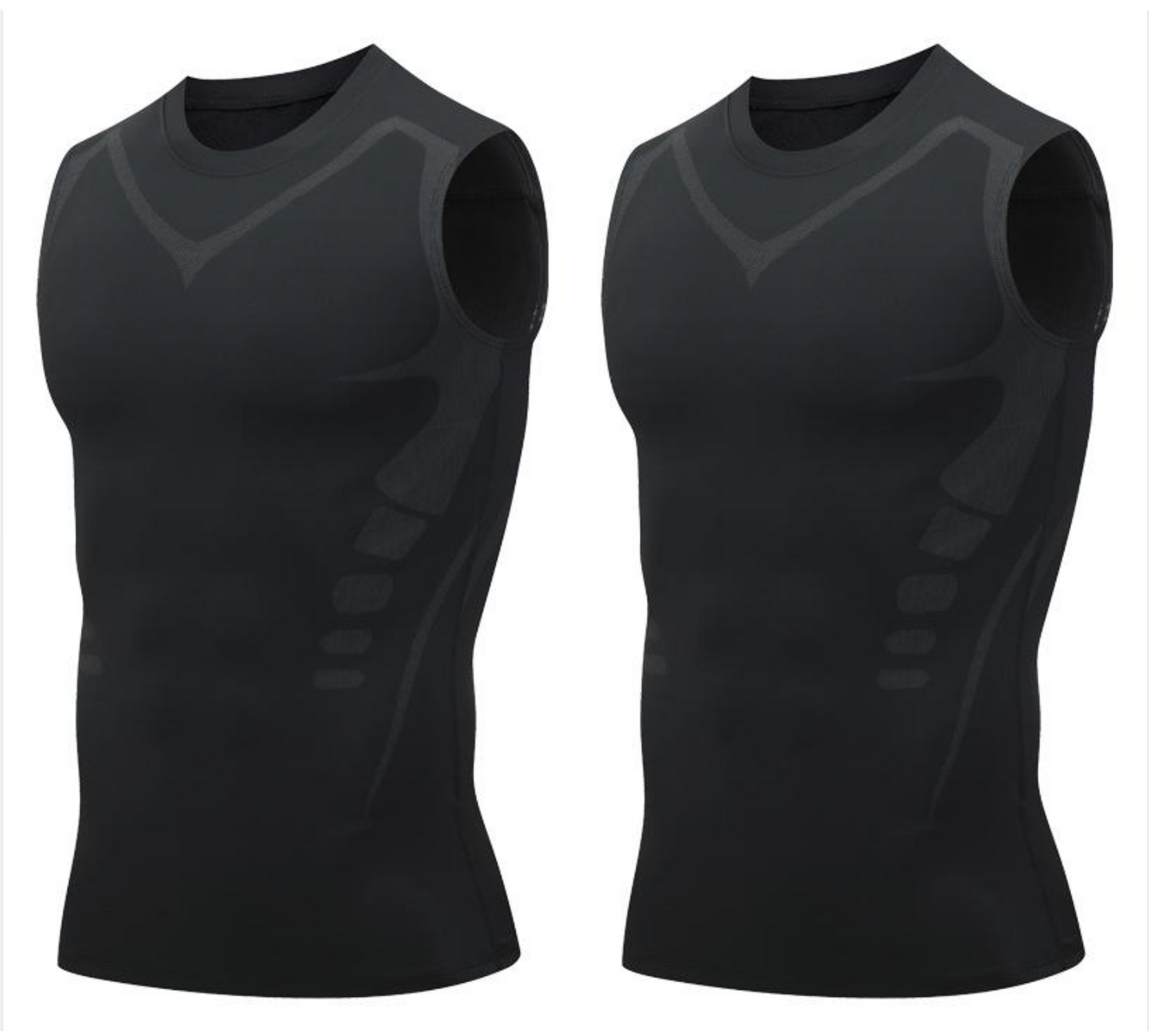 🔥 50% OFF NOW! 💪 Ionic Shaping Vest – Compression & Cooling – Body Contouring & Sleeveless – Invisible Under Clothes 🕶️