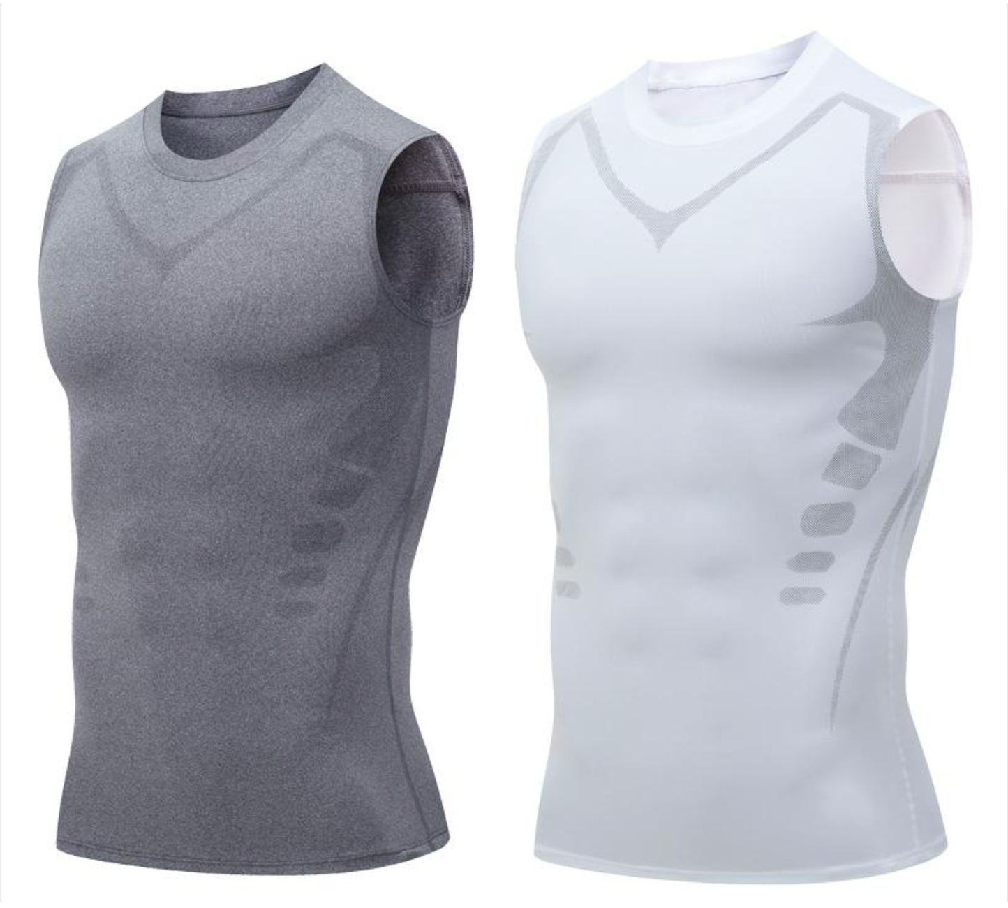 🔥 50% OFF NOW! 💪 Ionic Shaping Vest – Compression & Cooling – Body Contouring & Sleeveless – Invisible Under Clothes 🕶️