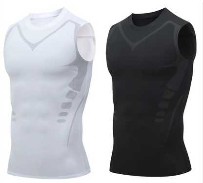 🔥 50% OFF NOW! 💪 Ionic Shaping Vest – Compression & Cooling – Body Contouring & Sleeveless – Invisible Under Clothes 🕶️