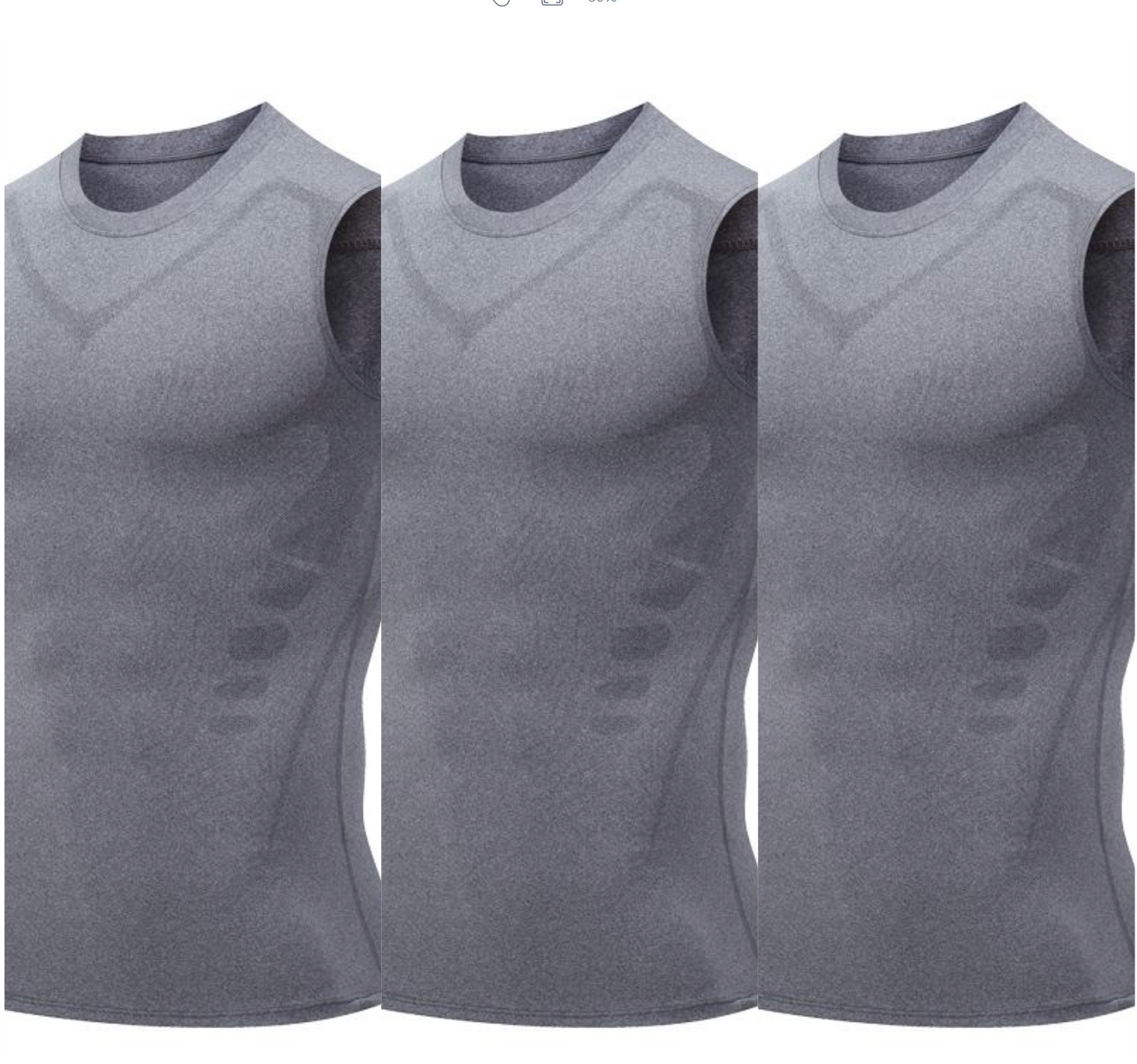 🔥 50% OFF NOW! 💪 Ionic Shaping Vest – Compression & Cooling – Body Contouring & Sleeveless – Invisible Under Clothes 🕶️
