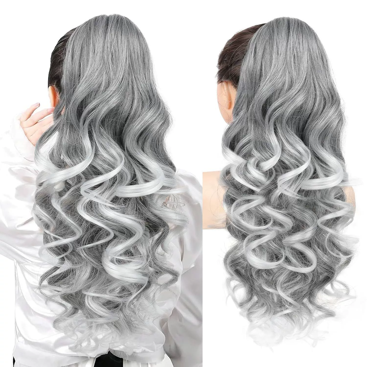 💜Limited time promotion 50%OFF💜Clip-on Wavy Ponytail Extension