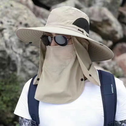 ⛰️ LIMITED-TIME 50% OFF! ☀️ Outdoor Mountaineering Sun Hat – UPF 50+, Neck Flap & Ventilation for Hiking & Trekking 🧢