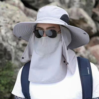 ⛰️ LIMITED-TIME 50% OFF! ☀️ Outdoor Mountaineering Sun Hat – UPF 50+, Neck Flap & Ventilation for Hiking & Trekking 🧢