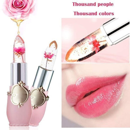 Crystal Jelly Flower Color Changing  Lipstick-✨BUY MORE SAVE MORE