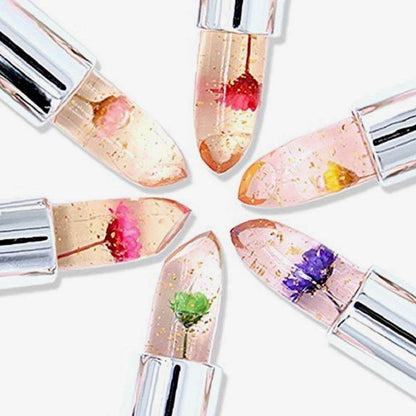 Crystal Jelly Flower Color Changing  Lipstick-✨BUY MORE SAVE MORE