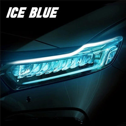 💡 LIMITED‑TIME 50% OFF! ⚡ 2 Pcs Flexible Car LED Flow Signal Light – Waterproof Dual‑Color, Self‑Adhesive 12V Strip ✨