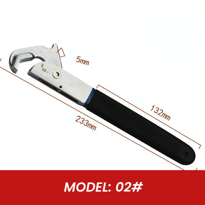 Powerful Quick Self-Locking Adjustable Wrench