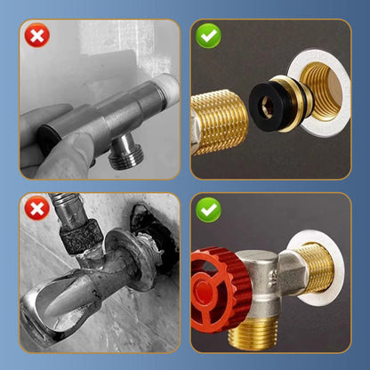 Universal Brass Stop Valve with Sealing Gasket