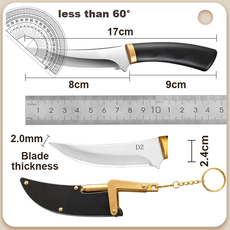 🔥Limited time 50% off🔥Multipurpose Outdoor Portable Fruit Knife with Sheath