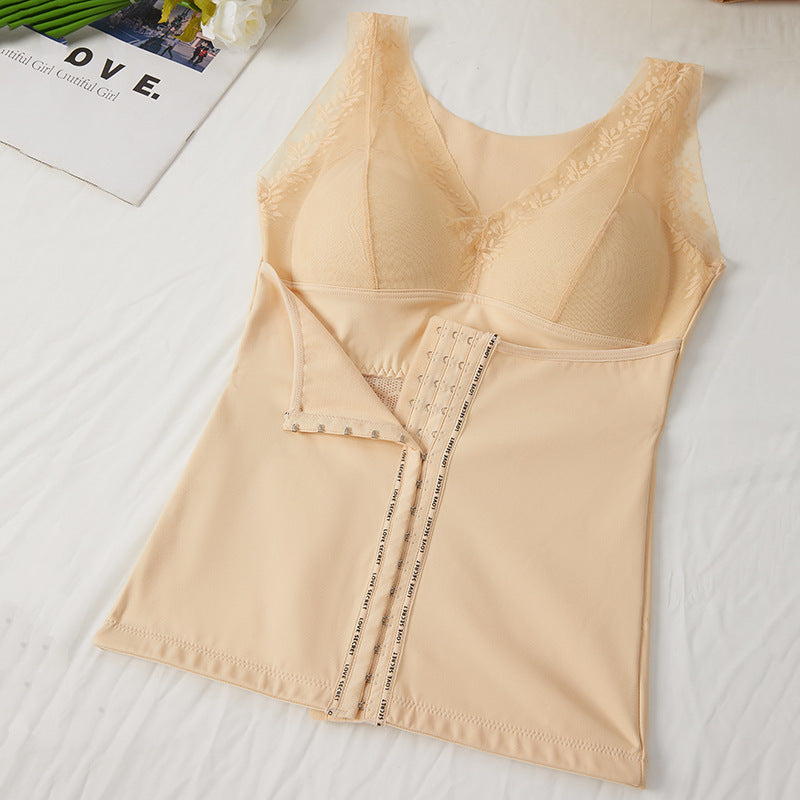 Lace Tummy Control Warm Shapewear Tank Tops