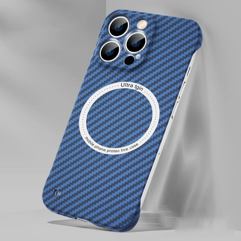 Magnetic Wireless Charging Carbon Fiber Phone Case