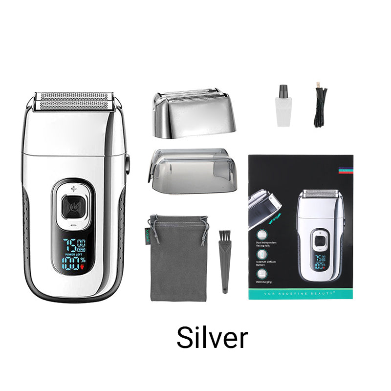 Powerful Rechargeable Shaver Set with LED Display