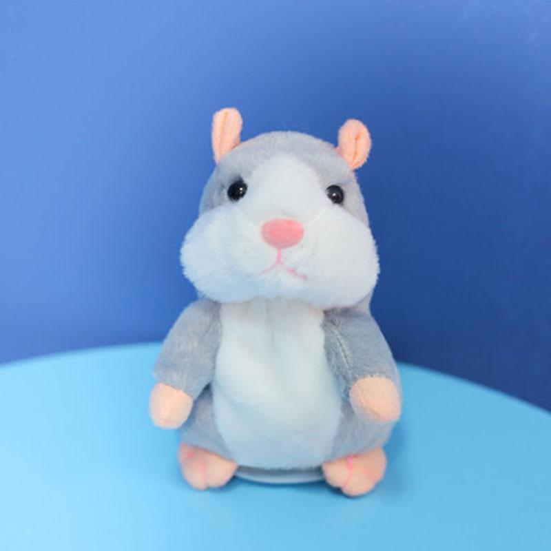 🐹🔥 50% OFF! Talking Hamster Plush – Repeats Whatever You Say, Auto Head-Shaking, Hilarious Fun for Kids & Adults, Soft Interactive Repeat Voice Toy (3×AAA, Batteries Not Included) ✨