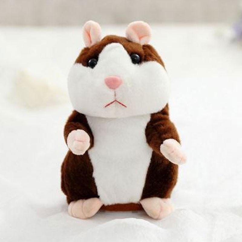 🐹🔥 50% OFF! Talking Hamster Plush – Repeats Whatever You Say, Auto Head-Shaking, Hilarious Fun for Kids & Adults, Soft Interactive Repeat Voice Toy (3×AAA, Batteries Not Included) ✨