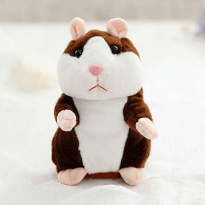 🐹🔥 50% OFF! Talking Hamster Plush – Repeats Whatever You Say, Auto Head-Shaking, Hilarious Fun for Kids & Adults, Soft Interactive Repeat Voice Toy (3×AAA, Batteries Not Included) ✨