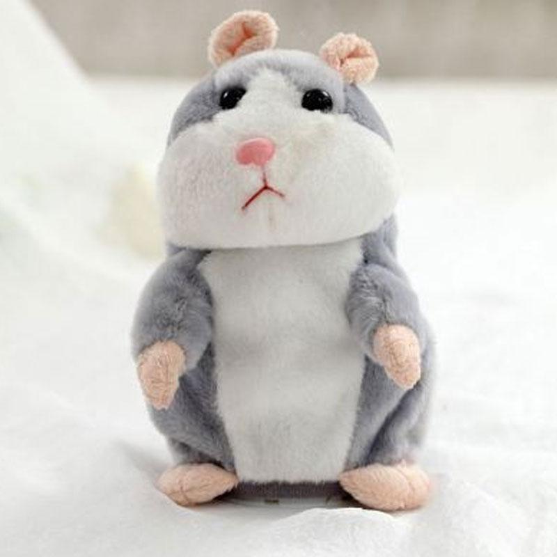 🐹🔥 50% OFF! Talking Hamster Plush – Repeats Whatever You Say, Auto Head-Shaking, Hilarious Fun for Kids & Adults, Soft Interactive Repeat Voice Toy (3×AAA, Batteries Not Included) ✨