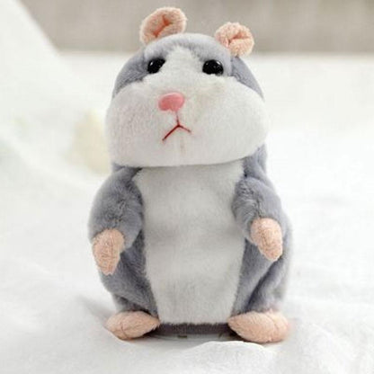 🐹🔥 50% OFF! Talking Hamster Plush – Repeats Whatever You Say, Auto Head-Shaking, Hilarious Fun for Kids & Adults, Soft Interactive Repeat Voice Toy (3×AAA, Batteries Not Included) ✨