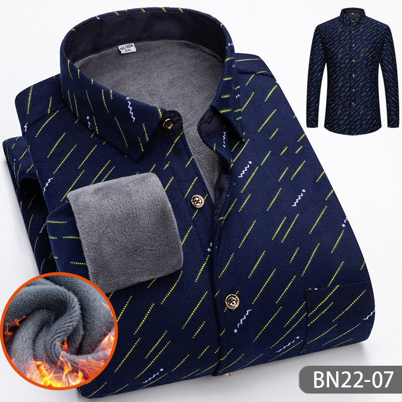 🖤Early Black Friday Sale🎁Autumn and winter men's casual thickened warm shirts